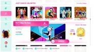 Don’t Stop Me Now (Panda Version) on the Just Dance 2020 menu