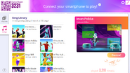 Ievan Polkka on the Just Dance Now menu (2020 update, computer)