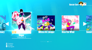 Sugar on the Just Dance 2019 menu (7th-gen)