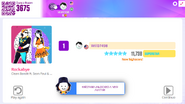 Just Dance Now scoring screen (2020 update)