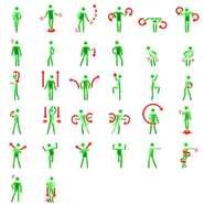 Uncolored pictograms