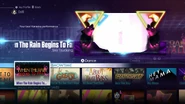 Showtime on the Just Dance 2016 menu