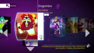 Dagomba on the Just Dance 4 menu (Wii/PS3/Wii U)