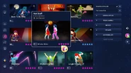 Hot Stuff on the Just Dance 2023 Edition menu