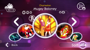 Mugsy Baloney on the Just Dance 2 menu