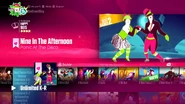 Nine in the Afternoon on the Just Dance 2017 menu