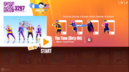 Just Dance Now coach selection screen (Classic, outdated, computer)