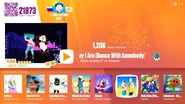 The Way I Are (Dance With Somebody) on the Just Dance Now menu (2017 update, computer)