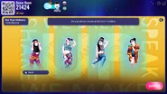 Just Dance Now coach selection screen (2024 update, computer)