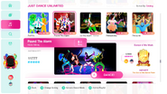 Pound The Alarm on the Just Dance 2020 menu