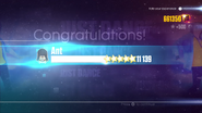 Just Dance 2016 scoring screen