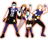 The album coach seen in The Art of Just Dance (10th Anniversary Edition)