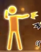 Beta Gold Move pictogram (more saturated)