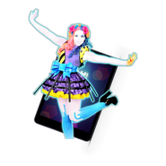 The coach on a Just Dance 2014 Autodance asset