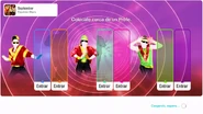 Just Dance 2020 coach selection screen (camera)