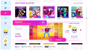 Despacito (Extreme Version) on the Just Dance 2019 menu