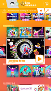 Don’t Stop Me Now on the Just Dance Now menu (2017 update, phone)