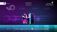 Pantalla de selección de bailarines de Just Dance 4 (Wii U)