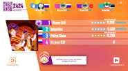 Just Dance Now scoring screen (updated)