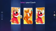 Just Dance 2023 Edition coach selection screen