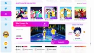What Lovers Do on the Just Dance 2019 menu