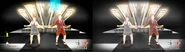 Comparison between the Just Dance 2014 and Just Dance Now versions of the routine