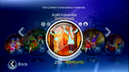 Katti Kalandal in the Just Dance 3 store (Wii)