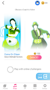 Just Dance Now coach selection screen (phone)