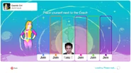 Just Dance 2020 coach selection screen