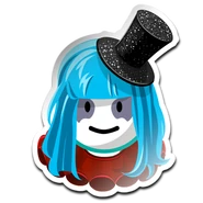 Just Dance 2014 DLC version of the avatar in sticker form