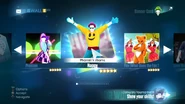 Happy on the Just Dance 2015 menu
