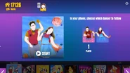 Just Dance Now coach selection screen (original, computer)