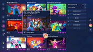 Old Town Road (Remix) (Line Dance Version) on the Just Dance 2023 Edition menu
