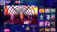 Sax on the Just Dance Now menu (2024 update, computer)