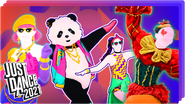 Kym Noe on the icon for the Just Dance Now playlist "The New Groove!" (along with P1 of Say So and both coaches of Paca Dance)