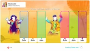 Just Dance 2020/2021 coach selection screen (camera)