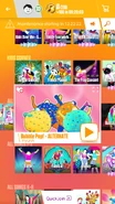 Bubble Pop! (Bubble Gum Version) on the Just Dance Now menu (2017 update, phone)
