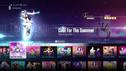 Cool For The Summer on the Just Dance 2016 menu (8th-gen)