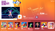 Fun on the Just Dance Now menu (2017 update, computer)