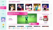 Hit ’Em Up Style (Oops!) on the Just Dance 2020 menu