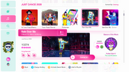 Rain Over Me in the Just Dance 2020 menu (Classic)