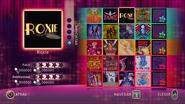 Roxie on the Dance on Broadway menu (PS3)