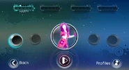 Just Dance: Greatest Hits coach selection screen (Wii)