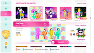 Cola Song (Candy Version) on the Just Dance 2020 menu