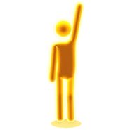 Solo Gold Move pictogram (type 1) (Dance de Bakōn!)