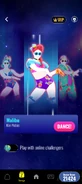Just Dance Now coach selection screen (2024 update, phone)