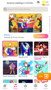 Narco on the Just Dance Now menu (2020 update, phone)