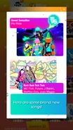 Bumbumtamtam sweetsensation jdnow notification.png (1.17 MB) Just Dance Now release notification (along with Bum Bum Tam Tam)