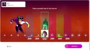 Just Dance 2019 coach selection screen (camera)