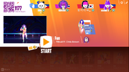 Just Dance Now coach selection screen (2017 update, computer)